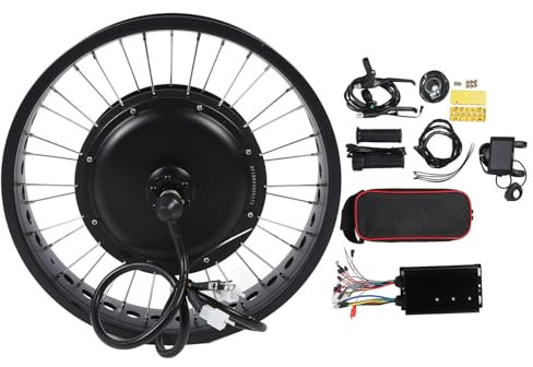 Kit de conversion de vélo électrique 20 pouces 72V 5000W Kit de roue à vélo électrique DIY IP65 IP65 avec affichage d'écran de couleur pour vélo de pliage de scooter électrique