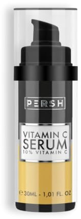 PERSH Vitamin C Serum - 10% Vitamin C | Hyaluronsäure und Kaktusblüten-Extrakt | Hochdosiert | Anti-Aging