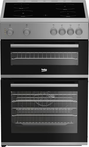 Beko AeroPerfect™ FDC6701S 60cm Wide Single Oven Electric Cooker with Ceramic Hob - Silver - A/A Rated