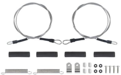 Accesorios RC para SCX10 para Wraith para Capra para Redcat para MST 1/10 Escala Metal Recuperación Cadenas Arrastre Remolque Enganche Grillete Cabrestante Ancla RC