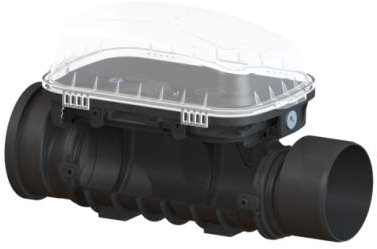 KESSEL 80200 - Grundkörper/Reinigungsrohr Controlfix DN 200 für freiliegenden Einbau