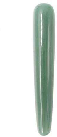 Jade Massage Stab Triggerpunkt Massagegerät Guasha Massage Jade Roller Gesichts Roller Massagegerät (Grün)