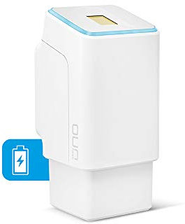 EKEY UNO 200102 Fingerprint mit Akku als praktische Erweiterung für das Nuki Smart Lock, Akkubetriebener Fingerprint für alle gängigen Türen, weiß