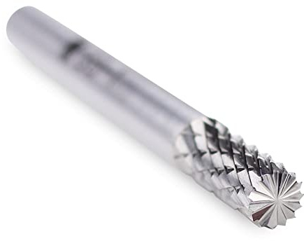 BHA Tungsten Carbide Burr, Double Cut 1/4 Shank