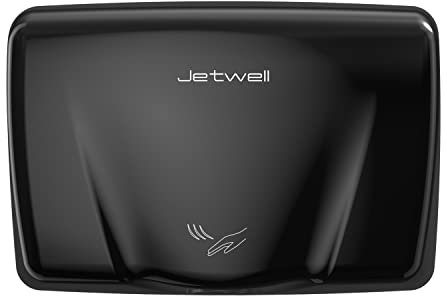 JETWELL Compact High Speed Hand Dryer Model JW2803 Black Stainless Steel