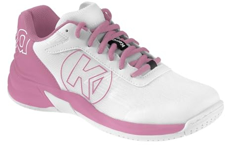 Kempa Attack 2.0 Junior Game Changer Chaussures de Handball Chaussures de Sport pour Filles- avec Semelle Michelin pour Une adhérence optimale - jusqu'à la Taille 33 avec Fermeture Velcro