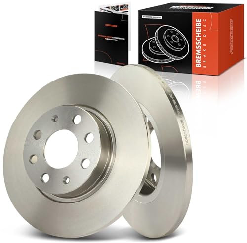 Frankberg Bremsscheibensatz inkl. 2x Bremsscheiben Vorne Voll Ø257mm Kompatibel mit Corsa D S07 Grande Punto 199 Replace# 51806099,55700918