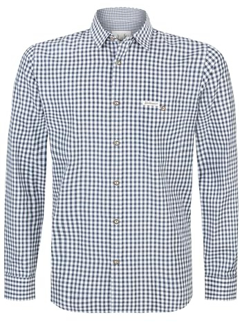 Stockerpoint Trachtenhemd Campos3 Camisa, Azul Marino, XL Hombres