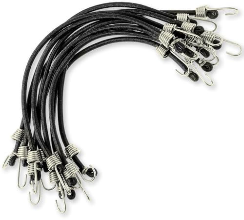 10 Stück Expander Mit Haken Gepäckspanner Spanngurte Mit Haken Spanngummi Mit Haken Expander Gepäckspanner Gummiseile Mit Haken Zur Befestigung Universal Expander Gepäckspanner Mit Haken Für Radfahrer