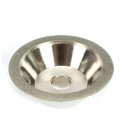 Disques de meulage diamant béton 100 mm pour fraiseuse en carbure de tungstène et acier grain 400