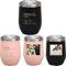 Tazas térmicas personalizadas para cualquier foto, texto, logotipo, taza aislada de acero inoxidable, taza de té o café, regalo para cumpleaños, día de Navidad para mamá, papá, niños (negro)