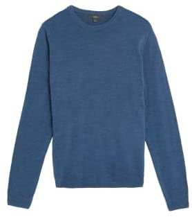 Marks & Spencer Jersey de Cuello Redondo Cashmilon™ para Hombre, Ajuste Normal