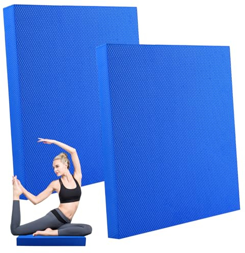 APACALI Lot de 2 coussins d'équilibre, coussins d'équilibre, physiothérapie pour stabilité et coordination, coussin antidérapant, appareil d'équilibre, entraîneur d'équilibre