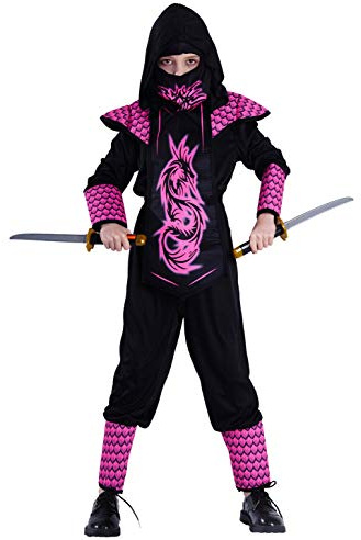 SEA HARE Déguisement Power Ninja Pour Fille (L:10-12 Ans)