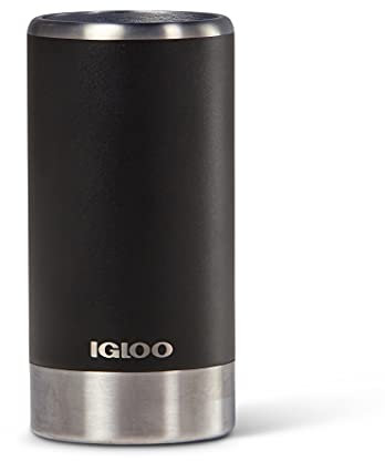 IGLOO Unisex-Erwachsene SS Slim Can Sleeve Schlanke Coolmate Dosenmanschette, schwarz, 12 Oz