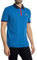 Fila Herren BB1 Klassisches Vintage Gestreiftes Poloshirt, Turkish Sea/Navy/Red, XL