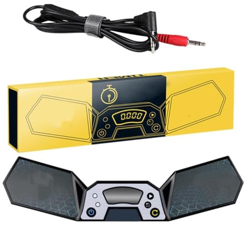 Himank Temporizador de velocidad, control táctil, cubo en T, temporizador profesional, taza S-peed Cup Ti-mer Sp-eed Race con pantalla para rompecabezas de cubo de Rubik Stack Competition Girls Boys