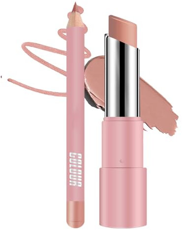 Set Di Matite Labbra E Rossetto Lunga Durata, Tinta Labbra Matte, Matite Labbra Waterproof Trucco Abbinata