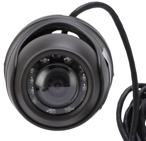 Annadue Cámara Domo HD 1080P, Cámara de Seguridad USB de 2 MP, Resistente a la Intemperie, Antivaho y a Prueba de Golpes para Autobús, PC, CCTV con Amplio Voltaje y bajo Consumo de