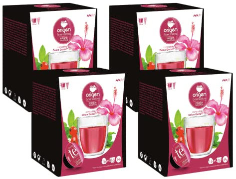 Cápsulas Compatibles Dolce Gusto Te Frutas del Bosque 64 Bebidas