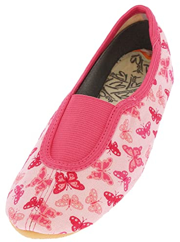 Beck Fille Papillon, Rist Chaussures de Gymnastique, Rose, 25 EU