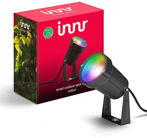 innr Outdoor LED Spot, Gartenstrahler, Erweiterung (benötigt kompletten Satz) Außenleuchte, RGB, 1-Pack, OSL 130C Spot