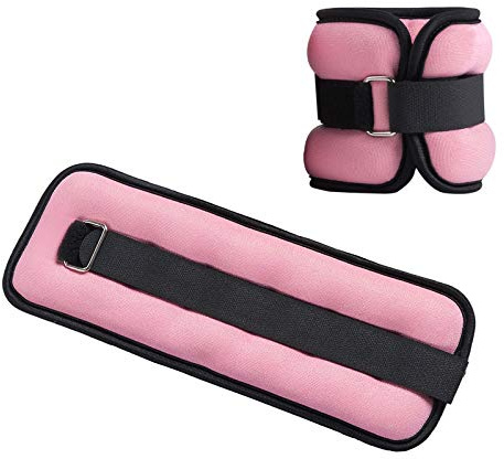 Vaupan Ankle/Wrist Weights, Small Leg Arm Hand Cuff Weights for Women Kids, Exercise Equipment with Adjustable Straps for Fitness Gym Dancing Walking Jogging Gymnastics Aerobics (1 Pair)