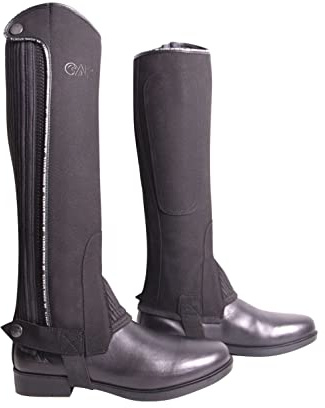 AK GRACE Micro Suede Washable Horse Riding Half Chaps AKRS-1950