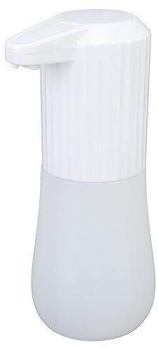 Distributeur Automatique de Savon à Capteur en Plastique, Distributeur de Savon pour Les Mains de 600ml, Blanc, Robuste pour la Maison (Type de pulvérisation)