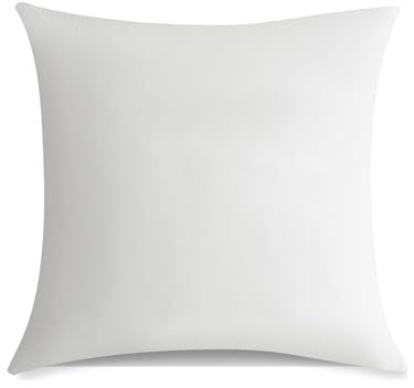 TOCOMOA Kissenbezug 40x40 cm 300 Fadenzahl, 2er Set Weiß Kissenbezüge-100% Gewaschene Baumwolle Weicher und Verdickter Kopfkissenbezug Öko-Tex Zertifiziert mit Reißverschluss