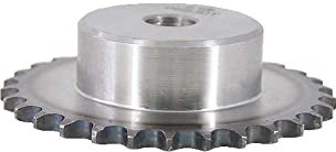 Piñón de cadena de rodillos dentados, piñón de transmisión de cadena de rodillos n.° 35, 57 dientes n.° 35-57T, paso de 3/8 for cadena de rodillos n.° 35H 06B sin orificios for tornillos de fijación