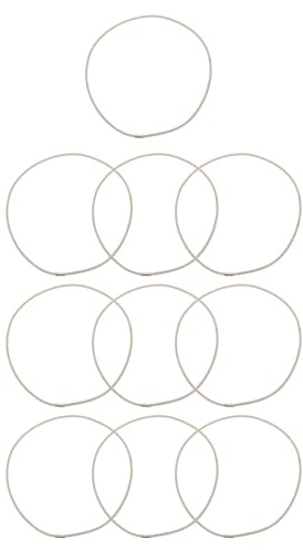 DOITOOL 10 Piezas Soporte Amortiguador para Micrófono Bandas Elásticas para Soporte de Micrófono Anillo de Goma para Entrevistas de Radiodifusión y Uso Estudio