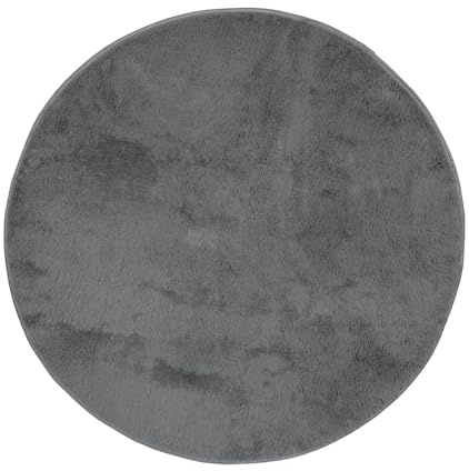 pistro Electronic Drum Rug Soundproof Mat Plush Velvet Sound Absorption Drum Carpet For Music Studio Practice Home Performing- Round 1.2m
