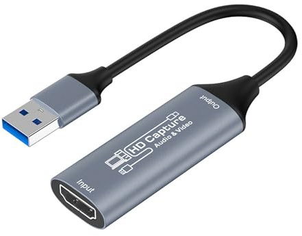 Video Capturing Device With 4K HDTV Input 1080P Output Real Time Compatible Multiple Devices UVC Compliant Card