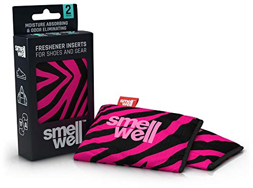 KletterRetter SmellWell Drying and Refreshing Cushion for Shoes, Gym Bags or Even the Car - Infused with a Fresh Fragrance (Pink Zebra)