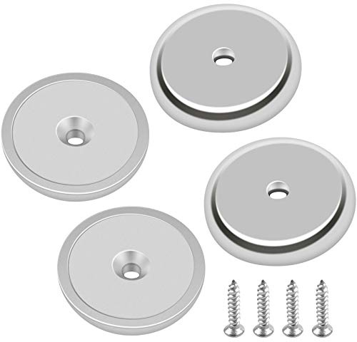 FINDMAG Magnet, 4 Pack Strong Magnets Heavy Duty, 32 x 5 mm, 41 kg | Neodymium magnets, small magnets with countersunk holes for whiteboards, kitchens, workplaces, garages and DIY projects
