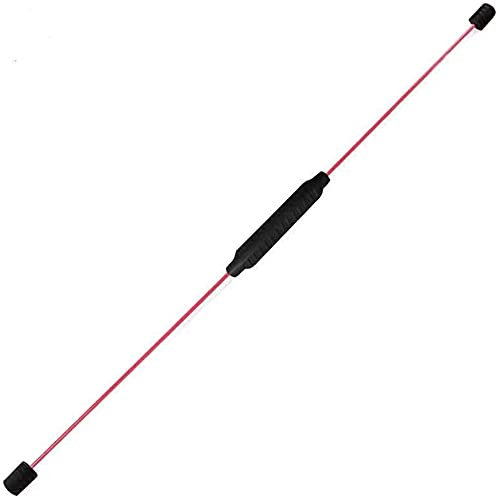 Pilates Reformer Plegable Barra de flexión Barra de ejercicios vibratoria, sin barra oscilante desmontable de 160 cm, fibra de vidrio, barra de ejercicios elástica para fortalecer los músculos, bar