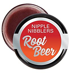 Jelique Nipple Nibblers Cool Tingle Balm (Root Beer) - Heightens Sensitivity, Invigorating Arousal - Red
