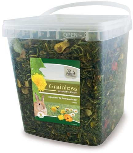 JR FARM Grainless Herbs Zwergkaninchen 5l Eimer=1 kg