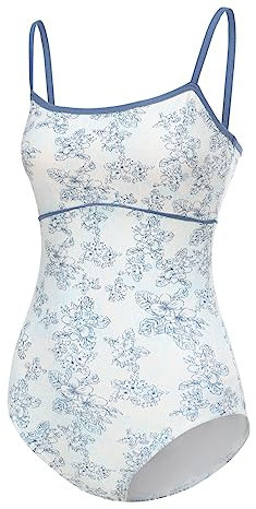 ModLatBal Women's Camisole Leotard with Adjustable Straps for Ballet Dance Bodysuit