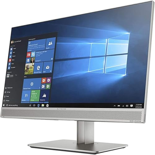 HP EliteOne 800 G5 PC Computer All-In-One, Schermo 23.8 FULL HD, Processore Core i5-9400, Memoria Ram 16GB, Disco SSD 512GB, Webcam, Win 11 Pro (Ricondizionato)