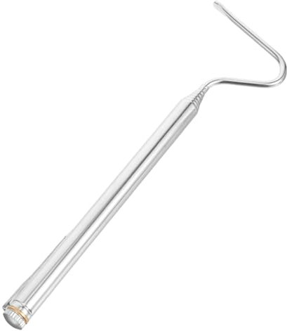 TOYANDONA Schlangenhaken Einziehbar Aus Edelstahl Schlangenfanghaken Reptilienhaken Wiederverwendbar Für Den Fang Beim Umgang Mit Reptilien