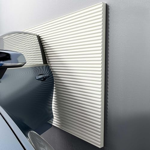 Panneaux Muraux Anti-Collision Coussin Mural Adhesif Panneau Mural Decoratif Panneau Rembourré Auto-adhésif Protection Murale Garage Antichoc,#1-10m
