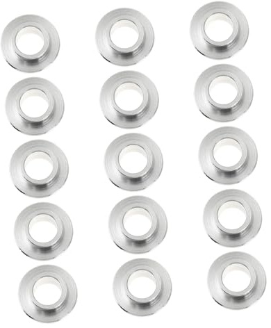 Abaodam 15Pcs Metal Skateboard Bearings Inline Roller Skating Accessories High Durability Polished Scooter Wheel Bearings for Smooth Rotation