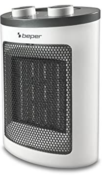 Beper RI.080 – Termoventilatore Ceramico a Basso Consumo - Stufetta Elettrica con Protezione Anti-Surriscaldamento
