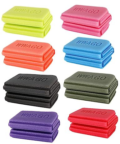 PRETYZOOM 8 Stücke Outdoor Sitzkissen XPE Sitzmatte Sitzunterlage Stadionkissen Camping Faltbare Matte Isoliert Kissen wasserdichte Wandern Isolierkissen für Unterwegs Camping Picknick