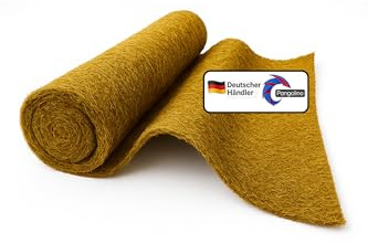 Pangolino Estera de protección invernal de coco protección contra el frío protección para plantas en maceteros o de pie de coco natural látex por ambos lados juego de 2 15 m x 05 m color amarillo