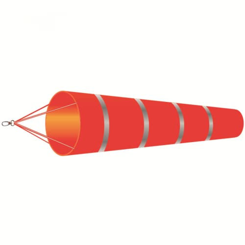 SPORTARC Manche à air pour aéroport - 100 cm - Avec ceinture réfléchissante - En polyester indéchirable - Pour l'extérieur