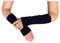 banora Neu Armstulpen oder Pulswärmer für Damen und Herren in der Naturqualität mit 68% Schurwolle kbT/28% Seide/4% Elasthan (Schwarz, Gr. 3/L)