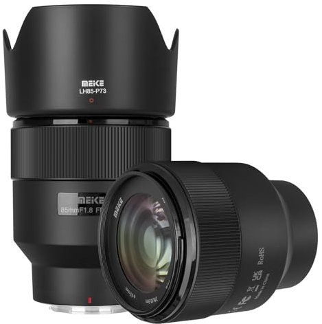Meike 85 mm F1.8 Full Format AF STM (A Step motor) Lente Gran Apertura Autofocus Teleobjetivo Mediano Distancia focal fija Portraitobjektiv para Fujifilm X Mount XT2 XT4 XT5 XT10 XT20 XT30 X30 X70